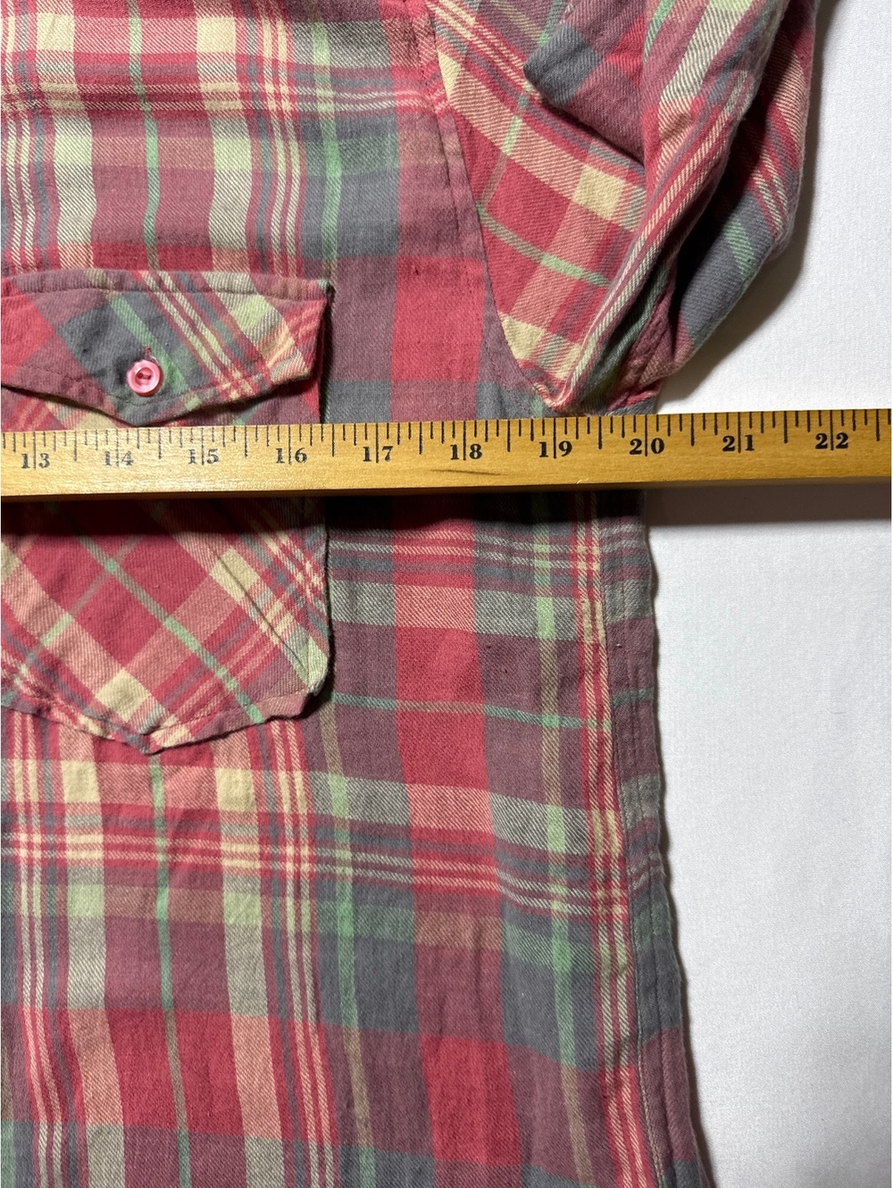 Topshop Classic Plaid Button-Up Shirt Size US 6 - Cottony Fl - Picture 4 of 6